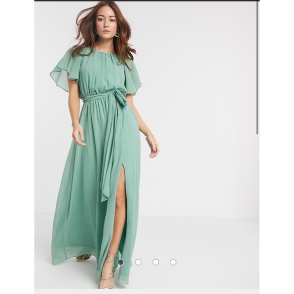 ASOS Dresses & Skirts - New ASOS Sage Green Dress ASOS Dresses & Skirts - New ASOS Sage Green Dress
